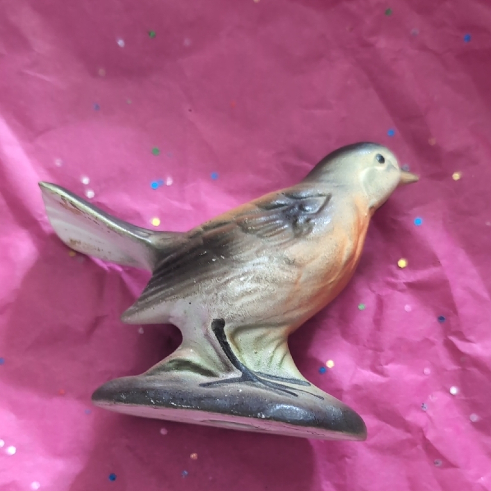 Vintage Ceramic Bird Figurine